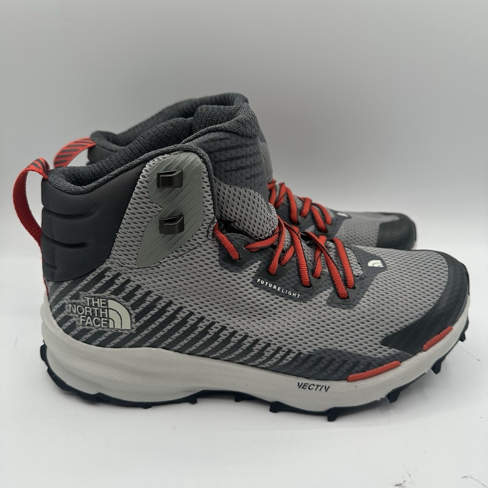 The North Face Vectiv Fastpack Mid Futurelight Hiking Boots Mens Sz 14 Grey Shoe